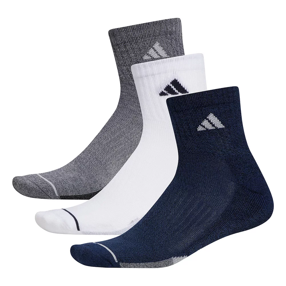 Men's adidas Cushioned II 3-pack Quarter Socks 12 Men's adidas Cushioned II 3-pack Quarter Socks - Image 10