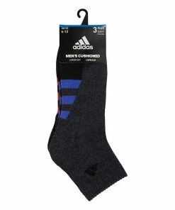 Men's adidas Cushioned II 3-pack Quarter Socks 23 Men's adidas Cushioned II 3-pack Quarter Socks -Casual Outfits For Men Elegant store 3656391 ALT7