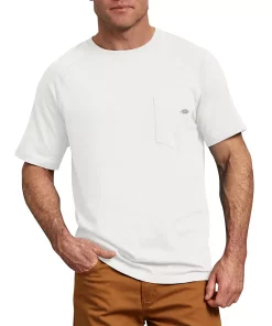 Men's Dickies Temp iQ Performance Cooling Tee 23 Men's Dickies Temp iQ Performance Cooling Tee -Casual Outfits For Men Elegant store 3674390 White