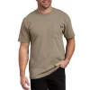Men's Dickies Heavyweight Short Sleeve Shirt -Casual Outfits For Men Elegant store 3674414 Beige