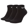 Men's Nike 3-pack Everyday Cushion Low-Cut Training Socks -Casual Outfits For Men Elegant store 3698239 Black