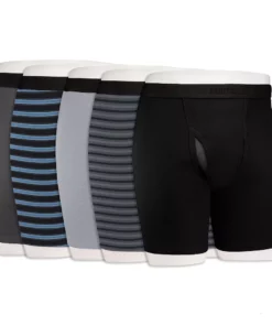Men's Fruit of the Loom® Signature 5-pack Cool Zone Fly Boxer Briefs -Casual Outfits For Men Elegant store 3702838 ALT