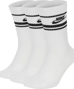 Men's Nike Everyday Essential 3-pack Striped Crew Socks 11 Men's Nike Everyday Essential 3-pack Striped Crew Socks -Casual Outfits For Men Elegant store 3708366 White Black