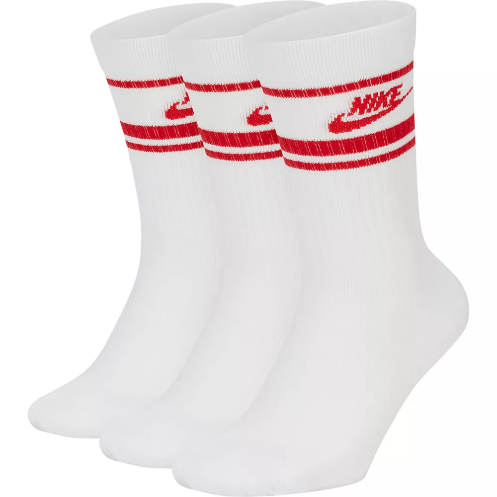 Men's Nike Everyday Essential 3-pack Striped Crew Socks 8 Men's Nike Everyday Essential 3-pack Striped Crew Socks - Image 6