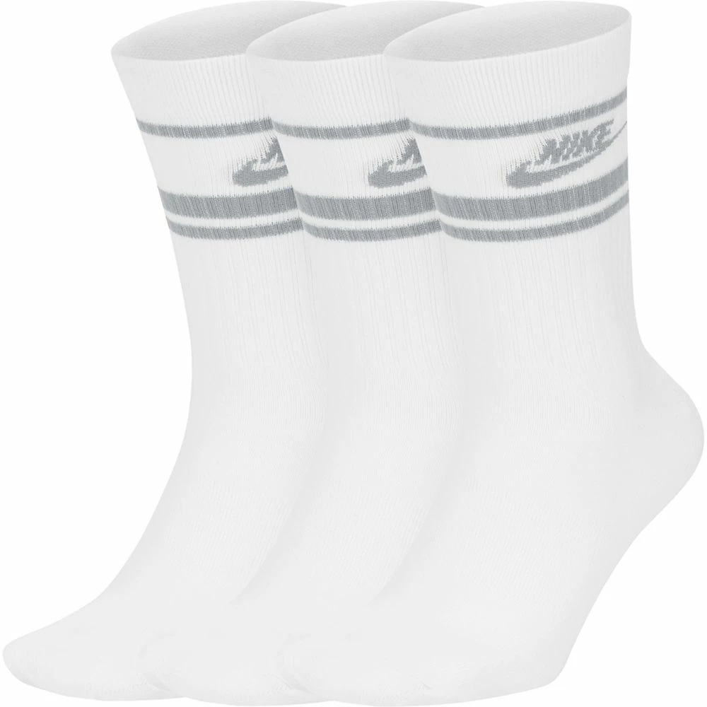Men's Nike Everyday Essential 3-pack Striped Crew Socks 3 Men's Nike Everyday Essential 3-pack Striped Crew Socks