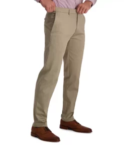 Men's Haggar® Iron Free Premium Khaki™ Straight-Fit Flat Front Perfect Fit Waistband Casual Pant 22 Men's Haggar® Iron Free Premium Khaki™ Straight-Fit Flat Front Perfect Fit Waistband Casual Pant -Casual Outfits For Men Elegant store 3716820 ALT3