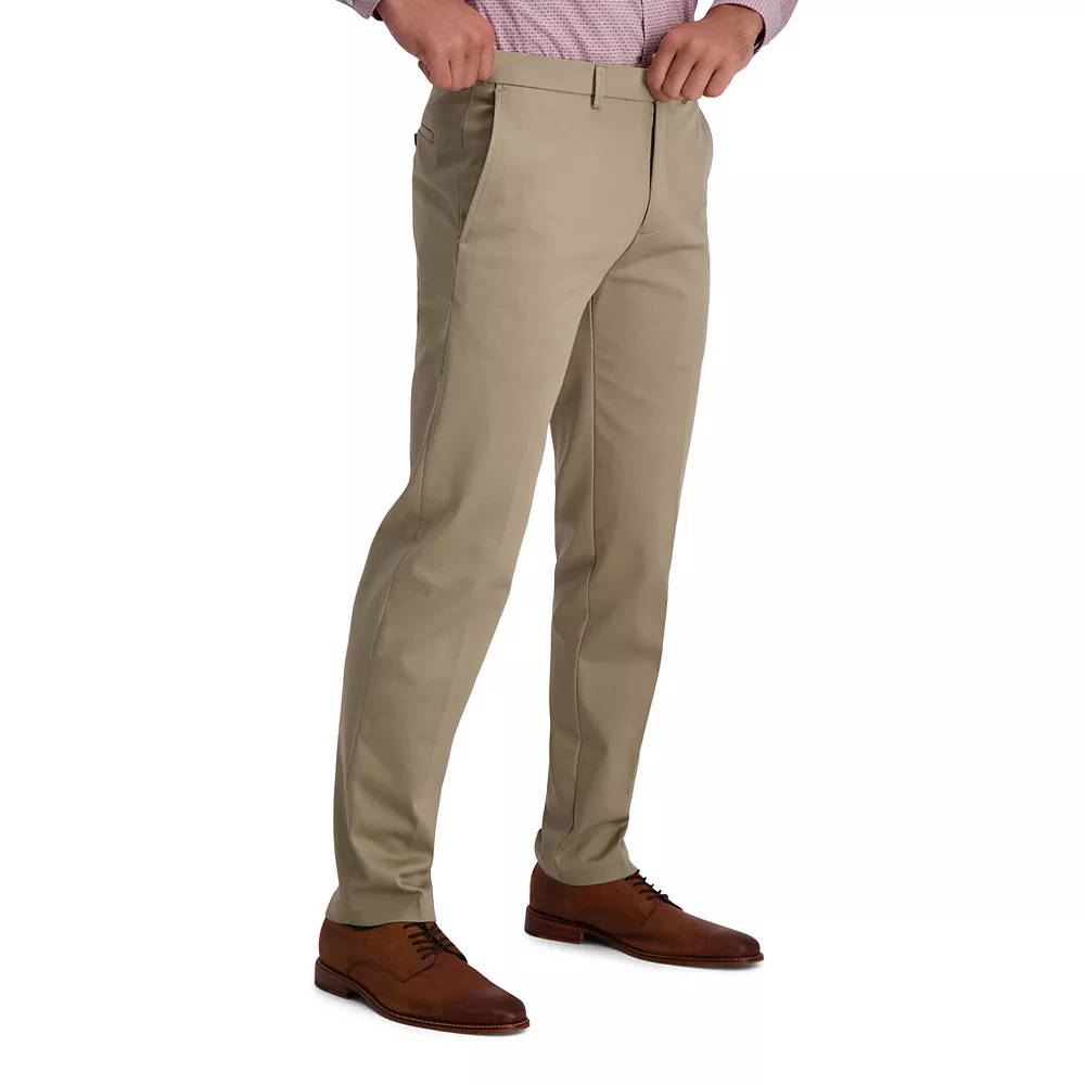Men's Haggar® Iron Free Premium Khaki™ Straight-Fit Flat Front Perfect Fit Waistband Casual Pant 12 Men's Haggar® Iron Free Premium Khaki™ Straight-Fit Flat Front Perfect Fit Waistband Casual Pant - Image 10