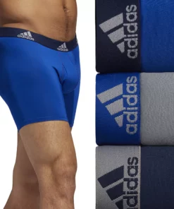 Men's adidas 3-pack Performance Boxer Briefs 17 Men's adidas 3-pack Performance Boxer Briefs -Casual Outfits For Men Elegant store 3746727 Blue
