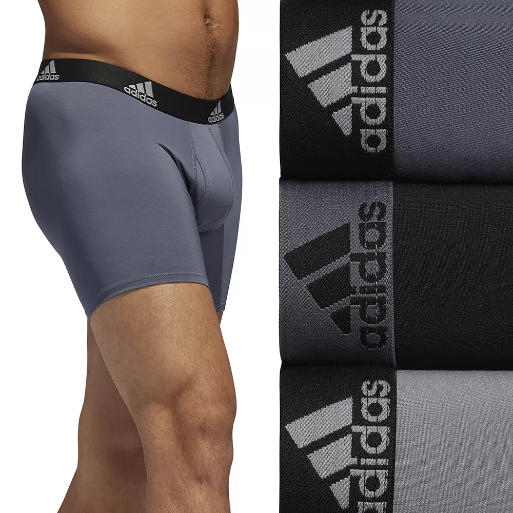 Men's adidas 3-pack Performance Boxer Briefs 4 Men's adidas 3-pack Performance Boxer Briefs - Image 2
