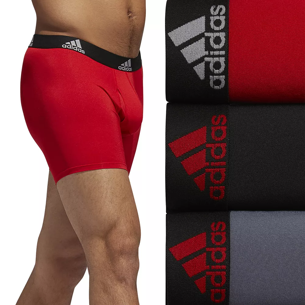 Men's adidas 3-pack Performance Boxer Briefs 8 Men's adidas 3-pack Performance Boxer Briefs - Image 6
