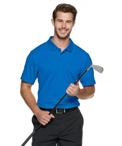 Men's Tek Gear® Slim-Fit Golf Polo -Casual Outfits For Men Elegant store 3770043 Buzz Blue