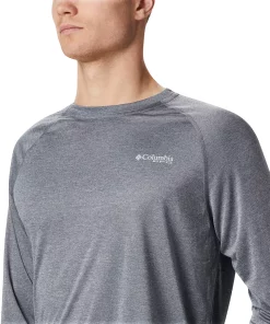 Men's Columbia PFG Terminal Tackle™ Heather Long Sleeve Shirt -Casual Outfits For Men Elegant store 3843032 ALT4