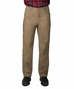 Men's Smith's Workwear Stretch Fleece-Lined Canvas 5-Pocket Pants