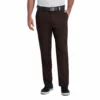 Men's Haggar® Cool Right® Performance Flex Classic-Fit Flat-Front Pants 1 Men's Haggar® Cool Right® Performance Flex Classic-Fit Flat-Front Pants -Casual Outfits For Men Elegant store 3930126 Brown