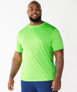 Big & Tall Tek Gear® Dry Tek Tee -Casual Outfits For Men Elegant store 3933692 Green Obsession