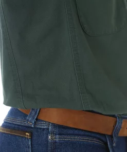 Men's Wrangler RIGGS Workwear Twill Button-Down Shirt -Casual Outfits For Men Elegant store 3973843 ALT2