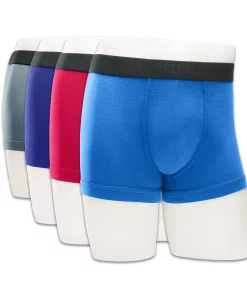 Men's Fruit of the Loom® Signature 4-pack Breathable 4-Way Stretch Micro-Mesh Short-Leg Boxer Briefs -Casual Outfits For Men Elegant store 3978202 ALT