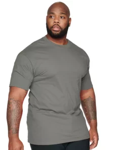 Big & Tall Hanes® Beefy-T Tee -Casual Outfits For Men Elegant store 4206496 Smoke Gray