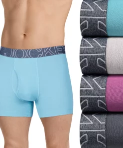Men's Jockey® ActiveBlend® 4-Pack Boxer Briefs