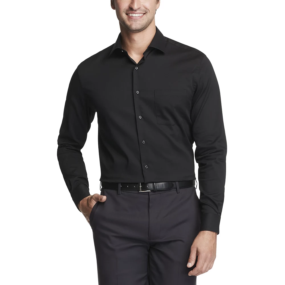 Men's Van Heusen Regular-Fit Stain Shield Spread-Collar Dress Shirt 5 Men's Van Heusen Regular-Fit Stain Shield Spread-Collar Dress Shirt - Image 3