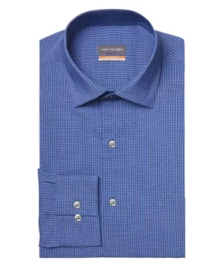 Men's Van Heusen Regular-Fit Stain Shield Spread-Collar Dress Shirt 20 Men's Van Heusen Regular-Fit Stain Shield Spread-Collar Dress Shirt -Casual Outfits For Men Elegant store 4227846 Pacific Blue