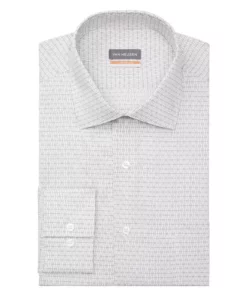 Men's Van Heusen Regular-Fit Stain Shield Spread-Collar Dress Shirt 18 Men's Van Heusen Regular-Fit Stain Shield Spread-Collar Dress Shirt -Casual Outfits For Men Elegant store 4227846 Platinum
