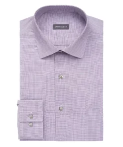 Men's Van Heusen Regular-Fit Stain Shield Spread-Collar Dress Shirt 22 Men's Van Heusen Regular-Fit Stain Shield Spread-Collar Dress Shirt -Casual Outfits For Men Elegant store 4227846 Plum