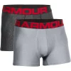 Men's Under Armour 2-pack UA Tech™ 3-inch Boxerjock® Briefs -Casual Outfits For Men Elegant store 4246396 Light Gray Dark Gray
