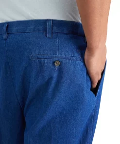 Big & Tall Haggar® Work to Weekend® Flat-Front Denim Pants 12 Big & Tall Haggar® Work to Weekend® Flat-Front Denim Pants -Casual Outfits For Men Elegant store 425176 ALT4