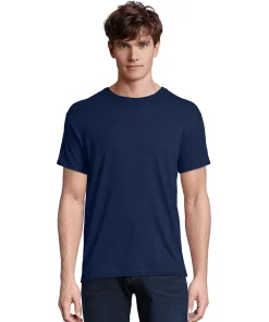 Men's Hanes® Eco Tri-Blend Fresh IQ Crewneck Pajama Tee