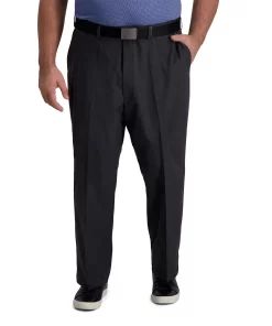 Big & Tall Haggar® Cool Right® Classic-Fit Flat-Front Performance Flex Pants