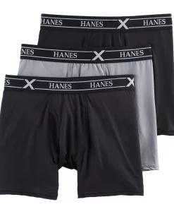 Men's Hanes® X-Temp Air Boxer Briefs 9 Men's Hanes® X-Temp Air Boxer Briefs -Casual Outfits For Men Elegant store 4309654 ALT2