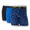 Big & Tall Hanes® 3-pack X-Temp Performance Boxer Briefs -Casual Outfits For Men Elegant store 4309657 Black Blue Print