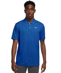 Men's Nike Dri-FIT Golf Polo -Casual Outfits For Men Elegant store 4349834 Game Royal