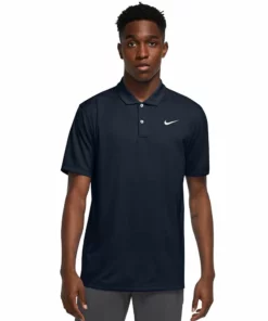 Men's Nike Dri-FIT Golf Polo -Casual Outfits For Men Elegant store 4349834 Obsidian