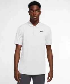 Men's Nike Dri-FIT Golf Polo -Casual Outfits For Men Elegant store 4349834 White
