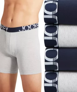 Men's Jockey® ActiveStretch™ 3-Pack + 1 Bonus Midway Briefs