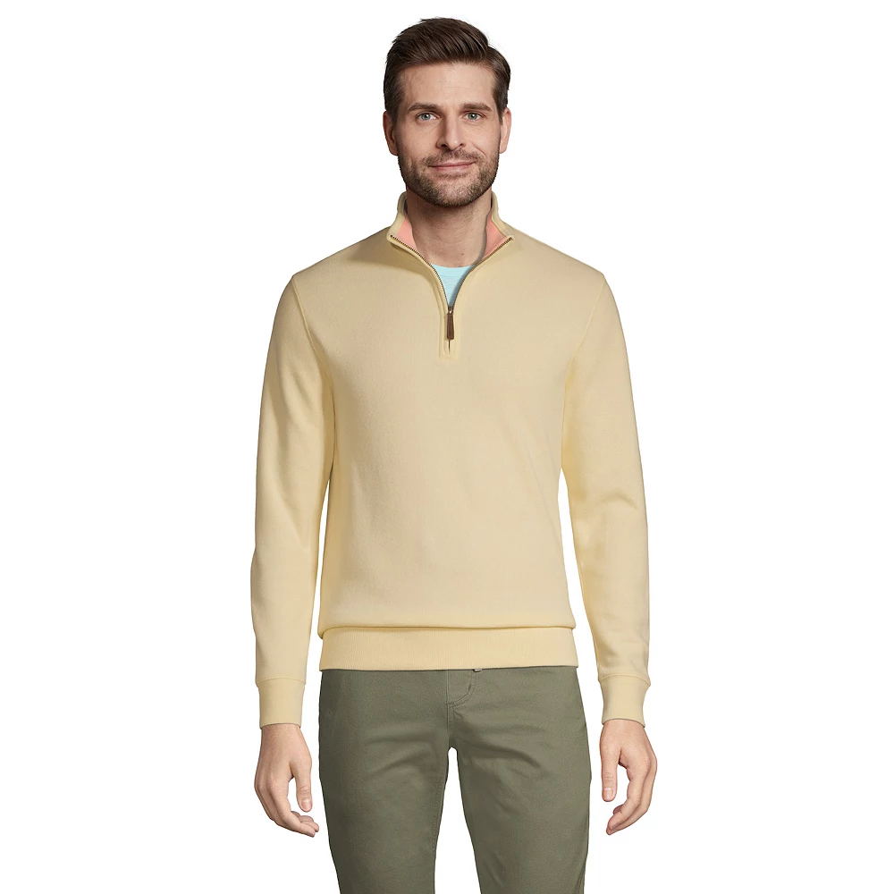 Men's Lands' End Bedford Regular-Fit Ribbed Quarter-Zip Pullover Sweater 5 Men's Lands' End Bedford Regular-Fit Ribbed Quarter-Zip Pullover Sweater - Image 3