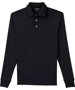 Men's Lands' End Soft Supima Polo 15 Men's Lands' End Soft Supima Polo -Casual Outfits For Men Elegant store 4423098 Black