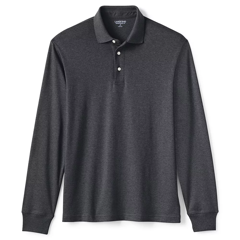 Men's Lands' End Soft Supima Polo 6 Men's Lands' End Soft Supima Polo - Image 4