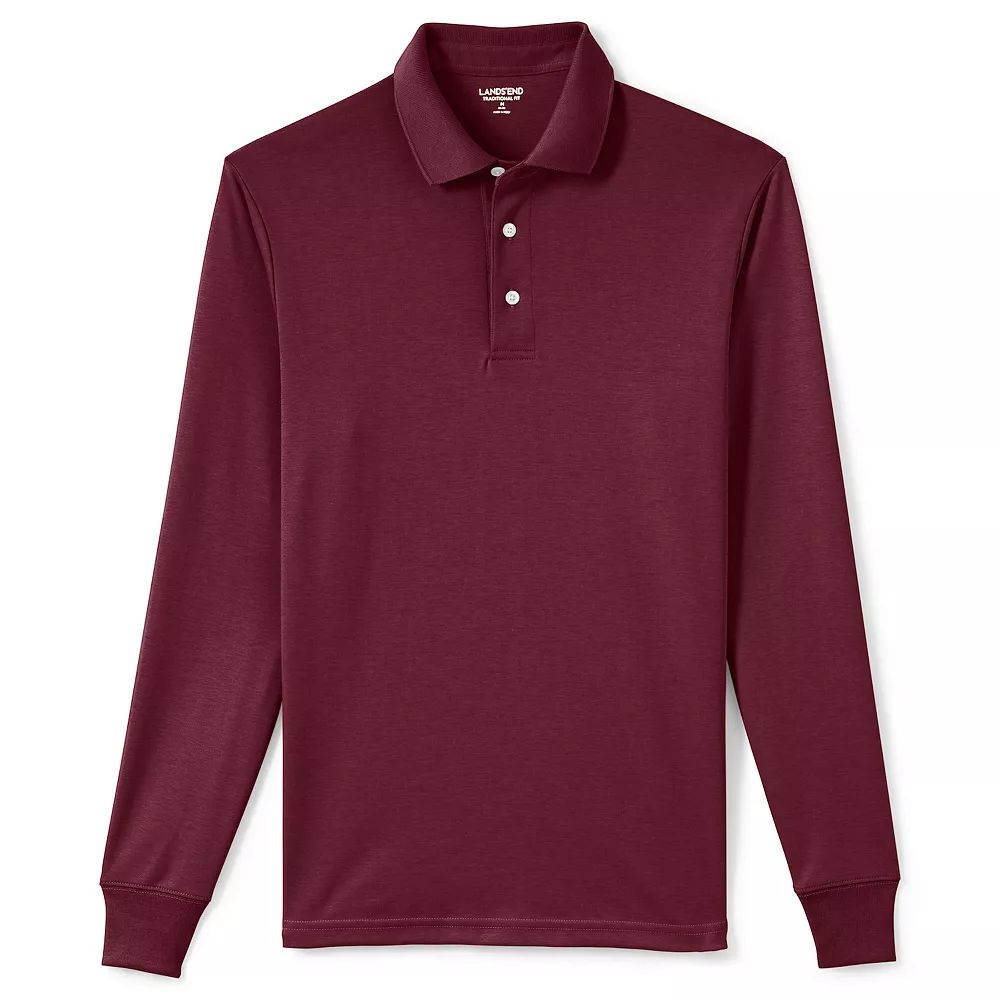 Men's Lands' End Soft Supima Polo 4 Men's Lands' End Soft Supima Polo - Image 2