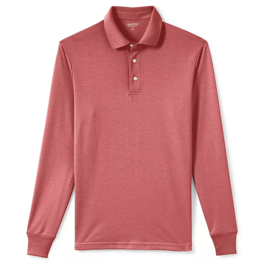 Men's Lands' End Soft Supima Polo 8 Men's Lands' End Soft Supima Polo - Image 6