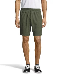 Men's Hanes® ComfortSoft Jersey Pocket Shorts 13 Men's Hanes® ComfortSoft Jersey Pocket Shorts -Casual Outfits For Men Elegant store 4462814 Camo Green Heather