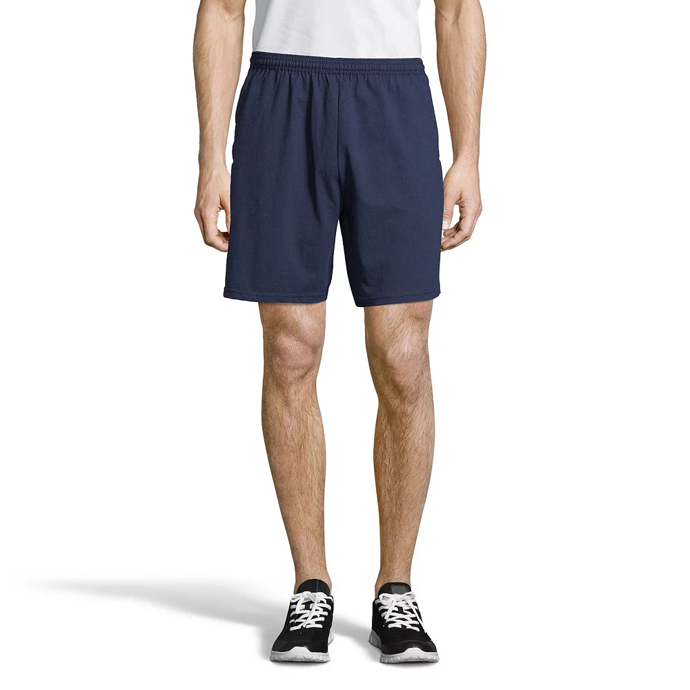Men's Hanes® ComfortSoft Jersey Pocket Shorts 3 Men's Hanes® ComfortSoft Jersey Pocket Shorts