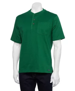 Men's Smith's Workwear Henley 19 Men's Smith's Workwear Henley -Casual Outfits For Men Elegant store 4483285 Viridian Green