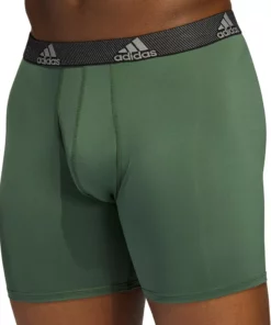 Men's adidas Performance 3-Pack Long Boxer Briefs 21 Men's adidas Performance 3-Pack Long Boxer Briefs -Casual Outfits For Men Elegant store 4517771 ALT3
