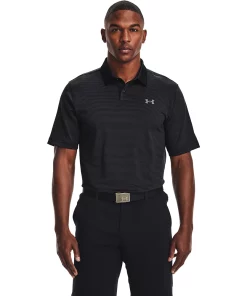 Men's Under Armour Striped Classic-Fit Performance Golf Polo