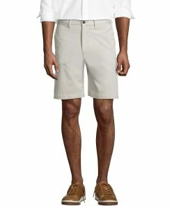 Men's Lands' End Traditional-Fit Comfort-First 9-inch Knockabout Chino Shorts 18 Men's Lands' End Traditional-Fit Comfort-First 9-inch Knockabout Chino Shorts -Casual Outfits For Men Elegant store 4546009 Soft Putty