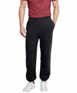 Men's Lands' End Serious Sweats Sweatpants -Casual Outfits For Men Elegant store 4548848 Black