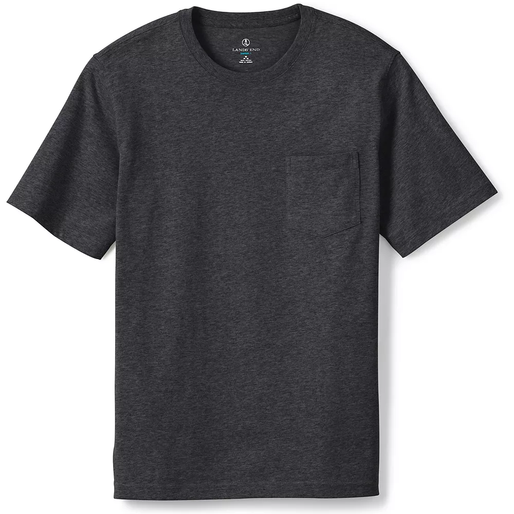 Men's Land's End Super-T Short Sleeve T-Shirt with Pocket 5 Men's Land's End Super-T Short Sleeve T-Shirt with Pocket - Image 3
